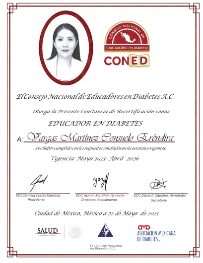 Foto de certificado